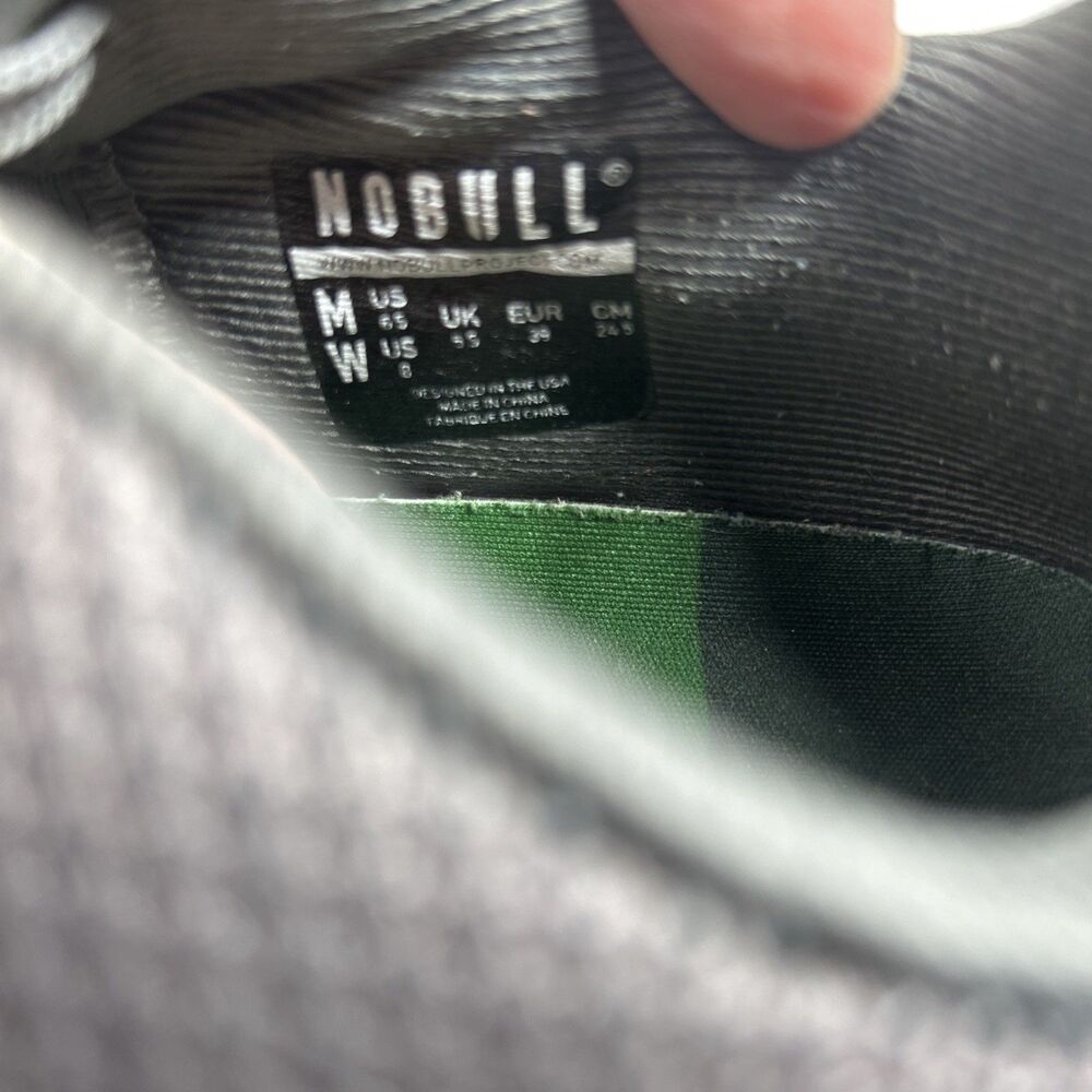Nobull Shoes Mens Sz 6.5 Women 8 Gray SuperFabric Trainer Outwork Crossfit Gym - Picture 9 of 11